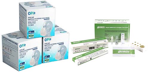 OPH Antigen Kits and Masks